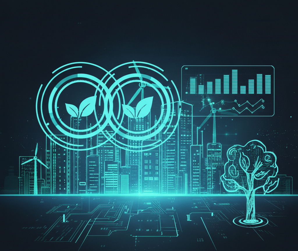 Sustainability and innovation visual